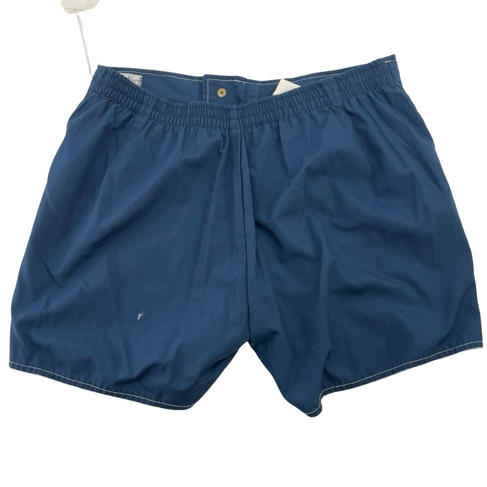 State O Maine Men's Swim Trunks Pool Pants Navy Vintage 1970s 34